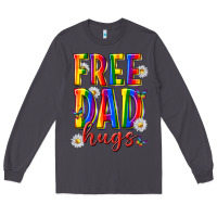 Smoke free dad hugs Long Sleeve Tee - texasbilliewilder
