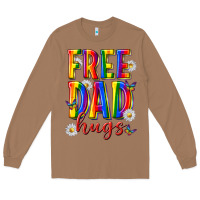 Free Dad Hugs Long Sleeve Tee | Teevron
