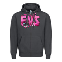 Smoke Environmental Services Breast Cancer Zipper Hoodie - texasbilliewilder