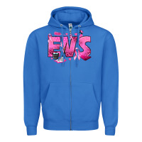 True Royal Environmental Services Breast Cancer Zipper Hoodie - texasbilliewilder