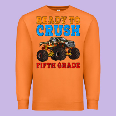 Ready To Crush Fifth Grade Premium Sweatshirt Designed By Artiststas