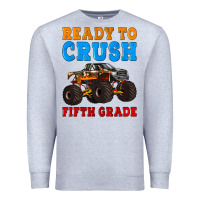 Heather Grey ready to crush fifth grade Premium Sweatshirt - Artiststas