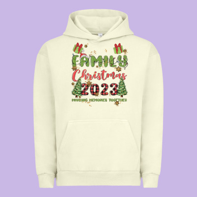 Custom Family Christmas 2023 Marking Memories Toge Urban Hoodie Designed By Maliassmallbusiness