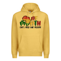 Antique Gold one month cant hold our history Premium Hoodie - MaliasSmallBusiness