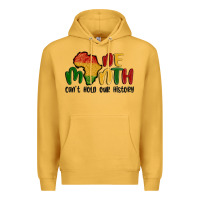 Mustard one month cant hold our history Premium Hoodie - MaliasSmallBusiness