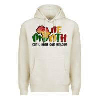 Oatmeal Heather one month cant hold our history Premium Hoodie - MaliasSmallBusiness