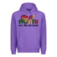 Purple one month cant hold our history Premium Hoodie - MaliasSmallBusiness