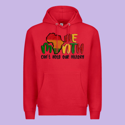 One Month Cant Hold Our History Premium Hoodie Designed By Maliassmallbusiness