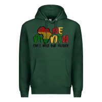 Sports Green one month cant hold our history Premium Hoodie - MaliasSmallBusiness