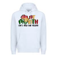 White one month cant hold our history Premium Hoodie - MaliasSmallBusiness