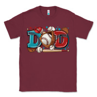 Burgundy dad baseball Classic Tee - Zillion Design Studio