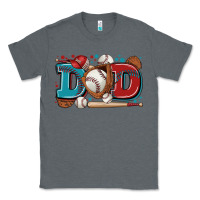 Charcoal Heather dad baseball Classic Tee - Zillion Design Studio