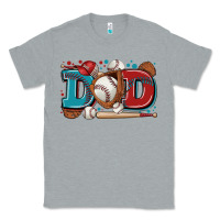 Heather Grey dad baseball Classic Tee - Zillion Design Studio