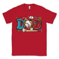 Red dad baseball Classic Tee - Zillion Design Studio