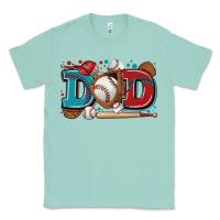 Seafoam dad baseball Classic Tee - Zillion Design Studio
