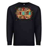 Black merry christmas y'all Premium Sweatshirt - JahusDesignShop