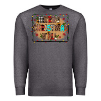 Charcoal Heather merry christmas y'all Premium Sweatshirt - JahusDesignShop