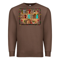 Chestnut merry christmas y'all Premium Sweatshirt - JahusDesignShop