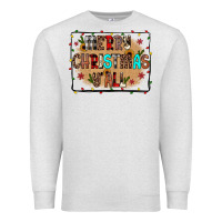 Oatmeal Heather merry christmas y'all Premium Sweatshirt - JahusDesignShop