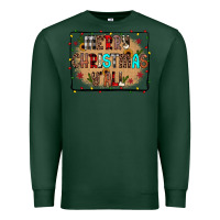 Sports Green merry christmas y'all Premium Sweatshirt - JahusDesignShop