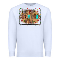 White merry christmas y'all Premium Sweatshirt - JahusDesignShop