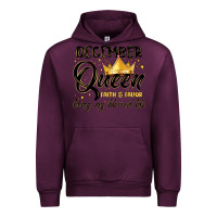 Mauve Wine december queen faith and favor living my blessed l Urban Hoodie - MaliasSmallBusiness