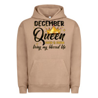 Pigment Burro december queen faith and favor living my blessed l Urban Hoodie - MaliasSmallBusiness
