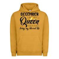 Pigment Peanut Butter december queen faith and favor living my blessed l Urban Hoodie - MaliasSmallBusiness