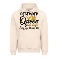 Sandshell december queen faith and favor living my blessed l Urban Hoodie - MaliasSmallBusiness