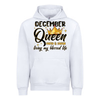 White december queen faith and favor living my blessed l Urban Hoodie - MaliasSmallBusiness