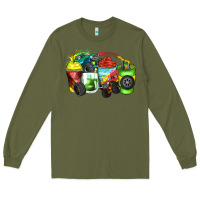 Army Green monster truck coffee cups Long Sleeve Tee - Zillion Design Studio