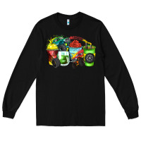Black monster truck coffee cups Long Sleeve Tee - Zillion Design Studio