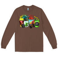 Chestnut monster truck coffee cups Long Sleeve Tee - Zillion Design Studio