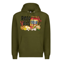 Army Green belle of the boil crab oil Premium Hoodie - MaliasSmallBusiness