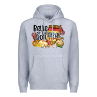 Heather Grey belle of the boil crab oil Premium Hoodie - MaliasSmallBusiness