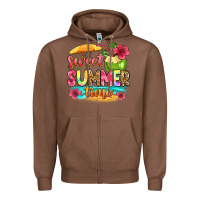 Chestnut sweet summer time Zipper Hoodie - Zillion Design Studio