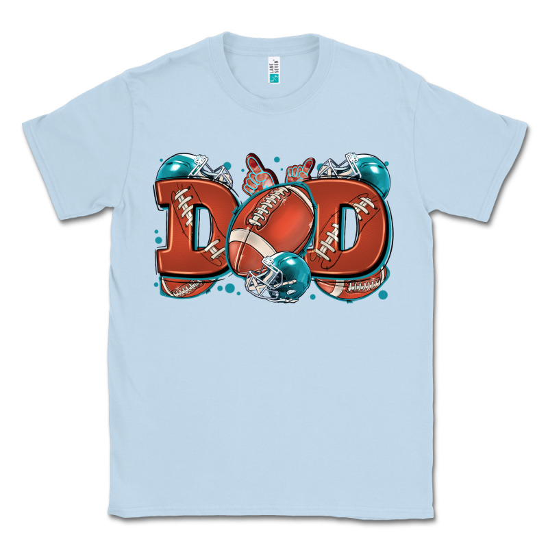 Dad American Football Classic Tee by Zillion Design Studio | Teevron