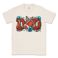 Natural dad American football Classic Tee - Zillion Design Studio