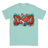 Seafoam dad American football Classic Tee - Zillion Design Studio