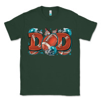 Sports Green dad American football Classic Tee - Zillion Design Studio
