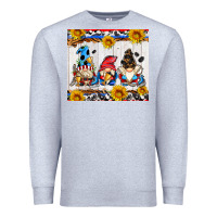 Heather Grey hockey gnomes Premium Sweatshirt - AdoDesignShop