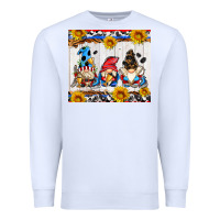 White hockey gnomes Premium Sweatshirt - AdoDesignShop