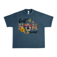 Midnight Navy best mom ever with cow Urban Heavy Tee - Artiststas