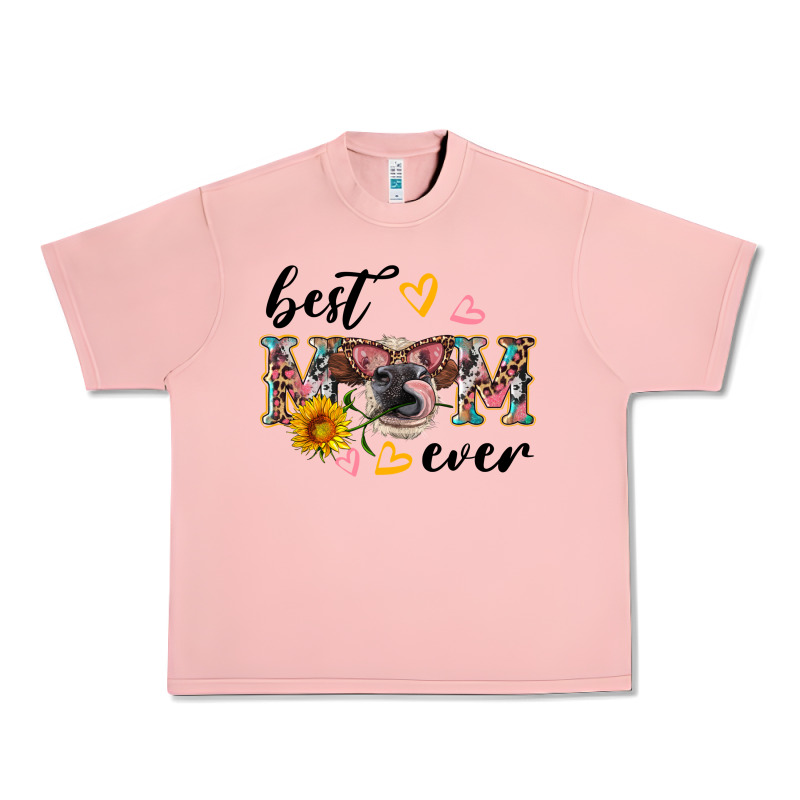 Best Mom Ever With Cow Urban Heavy Tee by Artiststas | Teevron