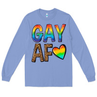 Colony Blue gay af Long Sleeve Tee - texasbilliewilder