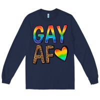 Navy gay af Long Sleeve Tee - texasbilliewilder