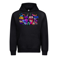Foreset Green gaming coffee cups Urban Hoodie - NancyCooperArtShop