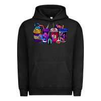 Pigment Black gaming coffee cups Urban Hoodie - NancyCooperArtShop
