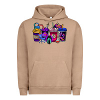 Pigment Burro gaming coffee cups Urban Hoodie - NancyCooperArtShop