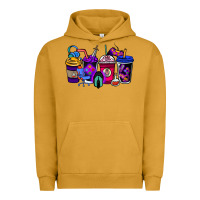Pigment Peanut Butter gaming coffee cups Urban Hoodie - NancyCooperArtShop